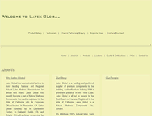 Tablet Screenshot of latexglobal.com